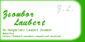 zsombor laubert business card